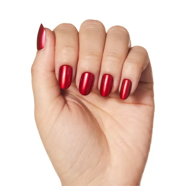 Glamnetic Press On Nails - Bubble Gum Glaze | Short Almond Pink French Tip Nails with a Glaze Finish | 15 Sizes - 30 Nail Kit with Glue
