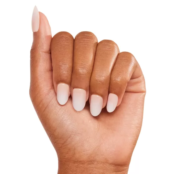 Glamnetic Press On Nails - Bubble Gum Glaze | Short Almond Pink French Tip Nails with a Glaze Finish | 15 Sizes - 30 Nail Kit with Glue