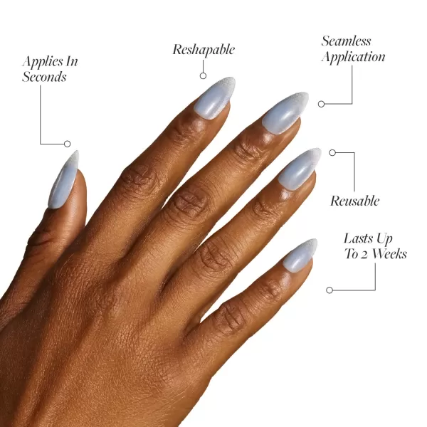 Glamnetic Press On Nails - Bubble Gum Glaze | Short Almond Pink French Tip Nails with a Glaze Finish | 15 Sizes - 30 Nail Kit with Glue