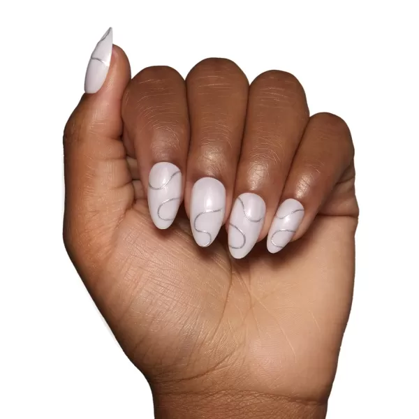 Glamnetic Press On Nails - Bubble Gum Glaze | Short Almond Pink French Tip Nails with a Glaze Finish | 15 Sizes - 30 Nail Kit with Glue