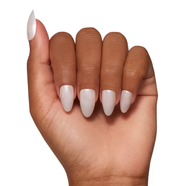 Glamnetic Press On Nails - Bubble Gum Glaze | Short Almond Pink French Tip Nails with a Glaze Finish | 15 Sizes - 30 Nail Kit with Glue