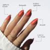 imageGlamnetic Press On Nails  Lilac Gray  Opaque Pale Light Lilac Gray Short Squoval False Nails Reusable Stick On Fake Nails with Glue  Salon Quality  15 Sizes  30 Nail KitRose