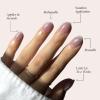 imageGlamnetic Press On Nails  Lilac Gray  Opaque Pale Light Lilac Gray Short Squoval False Nails Reusable Stick On Fake Nails with Glue  Salon Quality  15 Sizes  30 Nail Kit7Fairy Dust