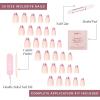 imageGlamnetic Press On Nails  Lilac Gray  Opaque Pale Light Lilac Gray Short Squoval False Nails Reusable Stick On Fake Nails with Glue  Salon Quality  15 Sizes  30 Nail KitRock Candy
