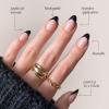 imageGlamnetic Press On Nails  Lilac Gray  Opaque Pale Light Lilac Gray Short Squoval False Nails Reusable Stick On Fake Nails with Glue  Salon Quality  15 Sizes  30 Nail Kit8Caviar