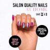 imageGlamnetic Press On Nails  Lilac Gray  Opaque Pale Light Lilac Gray Short Squoval False Nails Reusable Stick On Fake Nails with Glue  Salon Quality  15 Sizes  30 Nail Kit6Berry Fizz