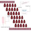 imageGlamnetic Press On Nails  Lilac Gray  Opaque Pale Light Lilac Gray Short Squoval False Nails Reusable Stick On Fake Nails with Glue  Salon Quality  15 Sizes  30 Nail KitRuby Slipper
