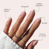 imageGlamnetic Press On Nails  Periwinkle  Short Almond Purple Glossy Lavender Fake Nails Reusable Spring Nails  15 Sizes  30 Nail Kit with Glue3All Time Love