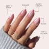 imageGlamnetic Press On Nails  Periwinkle  Short Almond Purple Glossy Lavender Fake Nails Reusable Spring Nails  15 Sizes  30 Nail Kit with GlueBetter Half