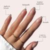 imageGlamnetic Press On Nails  Periwinkle  Short Almond Purple Glossy Lavender Fake Nails Reusable Spring Nails  15 Sizes  30 Nail Kit with GlueGold Standard