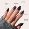 imageGlamnetic Press On Nails  Periwinkle  Short Almond Purple Glossy Lavender Fake Nails Reusable Spring Nails  15 Sizes  30 Nail Kit with GlueLove Me Not