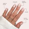 imageGlamnetic Press On Nails  Periwinkle  Short Almond Purple Glossy Lavender Fake Nails Reusable Spring Nails  15 Sizes  30 Nail Kit with GluePinky Promise