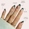 imageGlamnetic Press On Nails  Pink Macaron  SemiTransparent Pastel Light Pink French Tip Short Almond False Nails Reusable Stick On Fake Nails with Glue  Salon Quality  15 Sizes  30 Nail Kit5Chteau