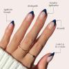 imageGlamnetic Press On Nails  Pink Macaron  SemiTransparent Pastel Light Pink French Tip Short Almond False Nails Reusable Stick On Fake Nails with Glue  Salon Quality  15 Sizes  30 Nail Kit3French Riviera