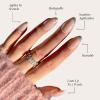 imageGlamnetic Press On Nails  Pink Macaron  SemiTransparent Pastel Light Pink French Tip Short Almond False Nails Reusable Stick On Fake Nails with Glue  Salon Quality  15 Sizes  30 Nail Kit4Whipped
