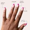imageGlamnetic Press On Nails  Pink Macaron  SemiTransparent Pastel Light Pink French Tip Short Almond False Nails Reusable Stick On Fake Nails with Glue  Salon Quality  15 Sizes  30 Nail Kit2Raspberry Sorbet