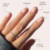 imageGlamnetic Press On Nails  Silver Belle  Short Round Natural Base Nails with 3D Silver Foil in a Glossy Finish  12 Sizes  30 Nail Kit with GlueFrankenbabe