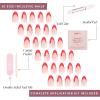 imageGlamnetic Press On Nails  Silver Belle  Short Round Natural Base Nails with 3D Silver Foil in a Glossy Finish  12 Sizes  30 Nail Kit with GlueMrs Claus