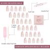 imageGlamnetic Press On Nails  Silver Belle  Short Round Natural Base Nails with 3D Silver Foil in a Glossy Finish  12 Sizes  30 Nail Kit with GlueSnowfall