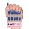 imageGlamnetic Press On Nails  Lime Green  Opaque Bright Neon Green Short Oval Fake Nails Reusable  15 Sizes  30 Nail Kit5Regal Blue