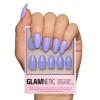 imageGlamnetic Press On Nails  Periwinkle  Short Almond Purple Glossy Lavender Fake Nails Reusable Spring Nails  15 Sizes  30 Nail Kit with Glue5Periwinkle