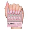 imageGlamnetic Press On Nails  Periwinkle  Short Almond Purple Glossy Lavender Fake Nails Reusable Spring Nails  15 Sizes  30 Nail Kit with GlueBetter Half