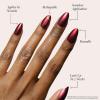 imageHarry Potter x Glamnetic Press On Nails  Gryffindor  Scarlet Red Lightning Graphic Short Almond False Nails Reusable Stick On Fake Nails with Glue  Salon Quality  15 Sizes  30 Nail KitGryffindor
