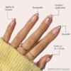 imageHarry Potter x Glamnetic Press On Nails  Gryffindor  Scarlet Red Lightning Graphic Short Almond False Nails Reusable Stick On Fake Nails with Glue  Salon Quality  15 Sizes  30 Nail KitHufflepuff