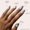 imageHarry Potter x Glamnetic Press On Nails  Gryffindor  Scarlet Red Lightning Graphic Short Almond False Nails Reusable Stick On Fake Nails with Glue  Salon Quality  15 Sizes  30 Nail KitParseltongue