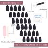 imageHarry Potter x Glamnetic Press On Nails  Gryffindor  Scarlet Red Lightning Graphic Short Almond False Nails Reusable Stick On Fake Nails with Glue  Salon Quality  15 Sizes  30 Nail Kit1Deathly Hallows