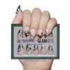 imageHarry Potter x Glamnetic Press On Nails  Gryffindor  Scarlet Red Lightning Graphic Short Almond False Nails Reusable Stick On Fake Nails with Glue  Salon Quality  15 Sizes  30 Nail KitParseltongue