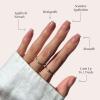 imageGlamnetic Press On Nails  Classy French  Medium Square Fake Nails Trendy Micro French Tip Reusable  15 Sizes  30 Nail KitIn The Nude