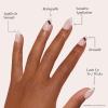 imageGlamnetic x Hello Kitty and Friends Press On Nails  Keroppi  Green French Tip Short Almond Graphic Nails in a Glossy  15 Sizes  30 Nail Kit with GlueHello Kitty White 2022