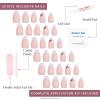 imageGlamnetic x Hello Kitty and Friends Press On Nails  Keroppi  Green French Tip Short Almond Graphic Nails in a Glossy  15 Sizes  30 Nail Kit with GlueHello Kitty White 2022