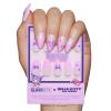imageGlamnetic x Hello Kitty and Friends Press On Nails  Keroppi  Green French Tip Short Almond Graphic Nails in a Glossy  15 Sizes  30 Nail Kit with GlueKuromi 2024
