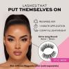 imageGlamnetic Magnetic Eyelashes  Venus  Short Magnetic Lashes 60 Wears Reusable High Volume Faux Mink Lashes Cat Eye 3D Natural Look  1 PairVacay