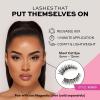 imageGlamnetic Magnetic Eyelashes  Venus  Short Magnetic Lashes 60 Wears Reusable High Volume Faux Mink Lashes Cat Eye 3D Natural Look  1 PairVenus