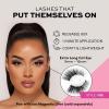 imageGlamnetic Magnetic Eyelashes  Venus  Short Magnetic Lashes 60 Wears Reusable High Volume Faux Mink Lashes Cat Eye 3D Natural Look  1 PairVibe