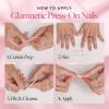 imageGlamnetic Super Strong Brush On Nail Glue  Brush Tip Applicator Mess Free Travel Friendly Vegan  Durable ampamp LongLasting  24 fl ozGlamzilla