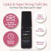 imageGlamnetic Super Strong Brush On Nail Glue  Brush Tip Applicator Mess Free Travel Friendly Vegan  Durable ampamp LongLasting  24 fl ozHarry Potter