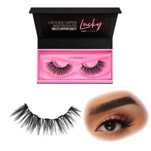 imageGlamnetic Magnetic Eyelashes  Venus  Short Magnetic Lashes 60 Wears Reusable High Volume Faux Mink Lashes Cat Eye 3D Natural Look  1 PairLucky