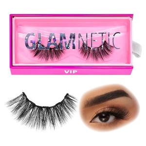imageGlamnetic Magnetic Eyelashes  Venus  Short Magnetic Lashes 60 Wears Reusable High Volume Faux Mink Lashes Cat Eye 3D Natural Look  1 PairVIP