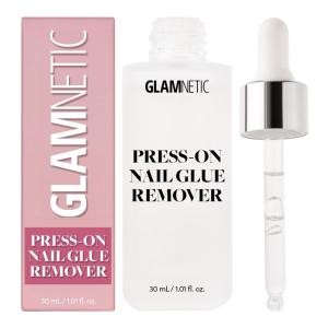 imageGlamnetic Press On Nail Remover  Odorless No Acetone Gentle PressOn Nail Remover Serum for Fake Nails  30 ml101 fl oz