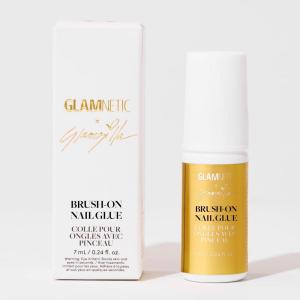 imageGlamnetic Super Strong Brush On Nail Glue  Brush Tip Applicator Mess Free Travel Friendly Vegan  Durable ampamp LongLasting  24 fl ozGlamzilla