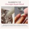 imageGlamnetic 2in1 Cuticle Oil  Nourishing Cuticle Serum ampamp Cuticle Pusher For Healthy Nails  Overnight Hyaluronic Acid ampamp Botanical Oils  031 Oz