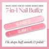 imageGlamnetic 7in1 Nail Buffer  AllinOne 7 Step Nail Buffing Block for Filing Shaping Smoothing ampamp Polishing  Lightweight ampamp Easy to Use  EVA ampamp Sandpaper Nail File Buffer