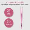 imageGlamnetic Nail Decal Tweezers  DualEnded Nail Art Tool Precision Tip ampamp Silicone  Easy MessFree Applicator Manicures ampamp PressOn Nails