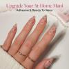 imageGlamnetic Nail Stickers for Nail Art  Pearlfect  3D Pearl Adhesive Nail Decals Customizable  120 Gems Per Sticker Sheet 4 SizesA Gem