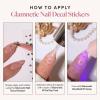 imageGlamnetic Nail Stickers for Nail Art  Pearlfect  3D Pearl Adhesive Nail Decals Customizable  120 Gems Per Sticker Sheet 4 SizesA Gem