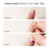 imageGlamnetic Press n Go Instant Nail Adhesive Tabs  Short Term Wear Easily Removable ampamp Less Damaging Customized Fit  90 Tabs